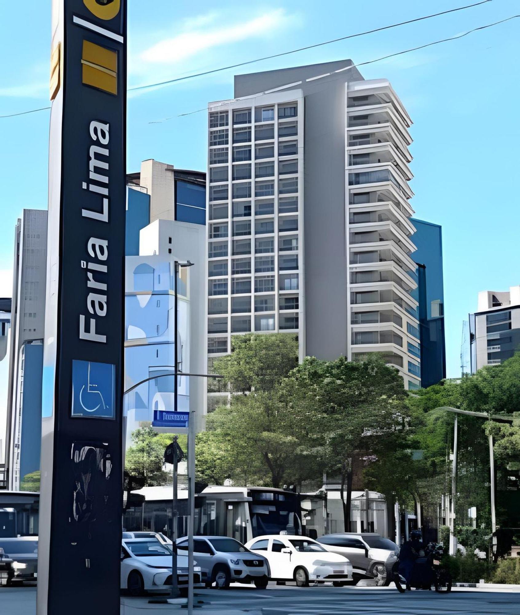 Pinheiros I Faria Lima, Apto Studio, 50m Metro, Piscina, Wi-fi Apartamento São Paulo